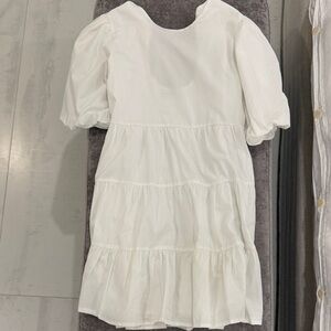 Faithfull the Brand Sade Mini Dress in White size S